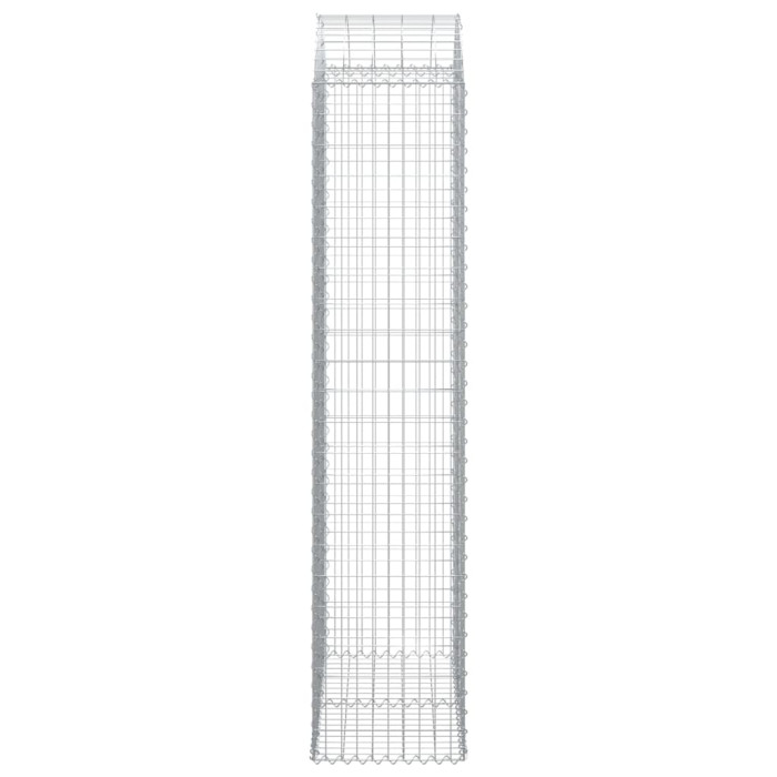 Obokana gabonska košara 100x50x220/240 cm pocinkano železo
